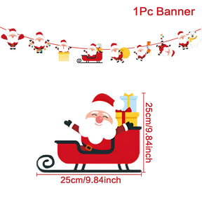home & garden : VrolijkBanner - Kerstbannerslinger - Voeg een Feestelijk Tintje Toe aan Uw Huis in 17 van Pantino