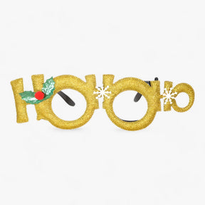 Party Glasses : Bril Heren - Feestelijke Celebrant - Kerstbril met Kerstman, Kerstboom en Sneeuwman in F van Pantino