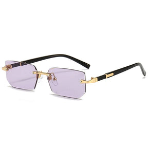 Sunglasses : Zonnebril Zwart - Luxor - Stijvolle in Paars van Pantino