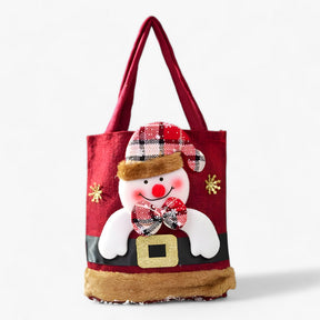 bags : KerstBeer - Kerstcadeauzakjes - Perfect voor het Bewaren van Uw Feestelijke Cadeaus en Snoepjes in Sneeuwman 10 STUKS van Pantino