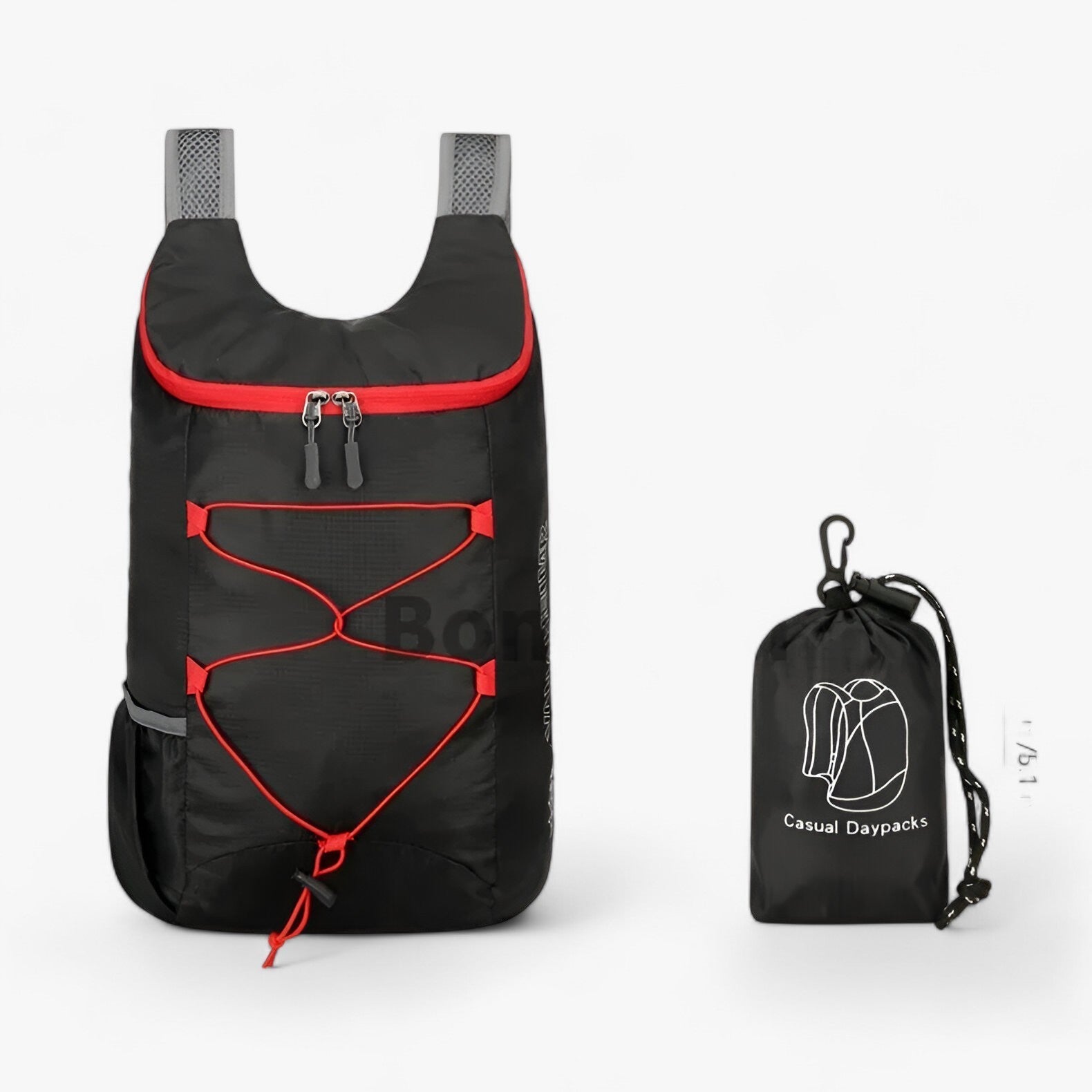 bags : Opvouwbare Rugzak - Compact en Praktisch - Donkerblauw in van Pantino