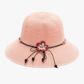 Sun Hat : Muts Dames Roze - Zomermuts voor - Stijlvolle Bescherming Tegen de Zon in Roze van Pantino