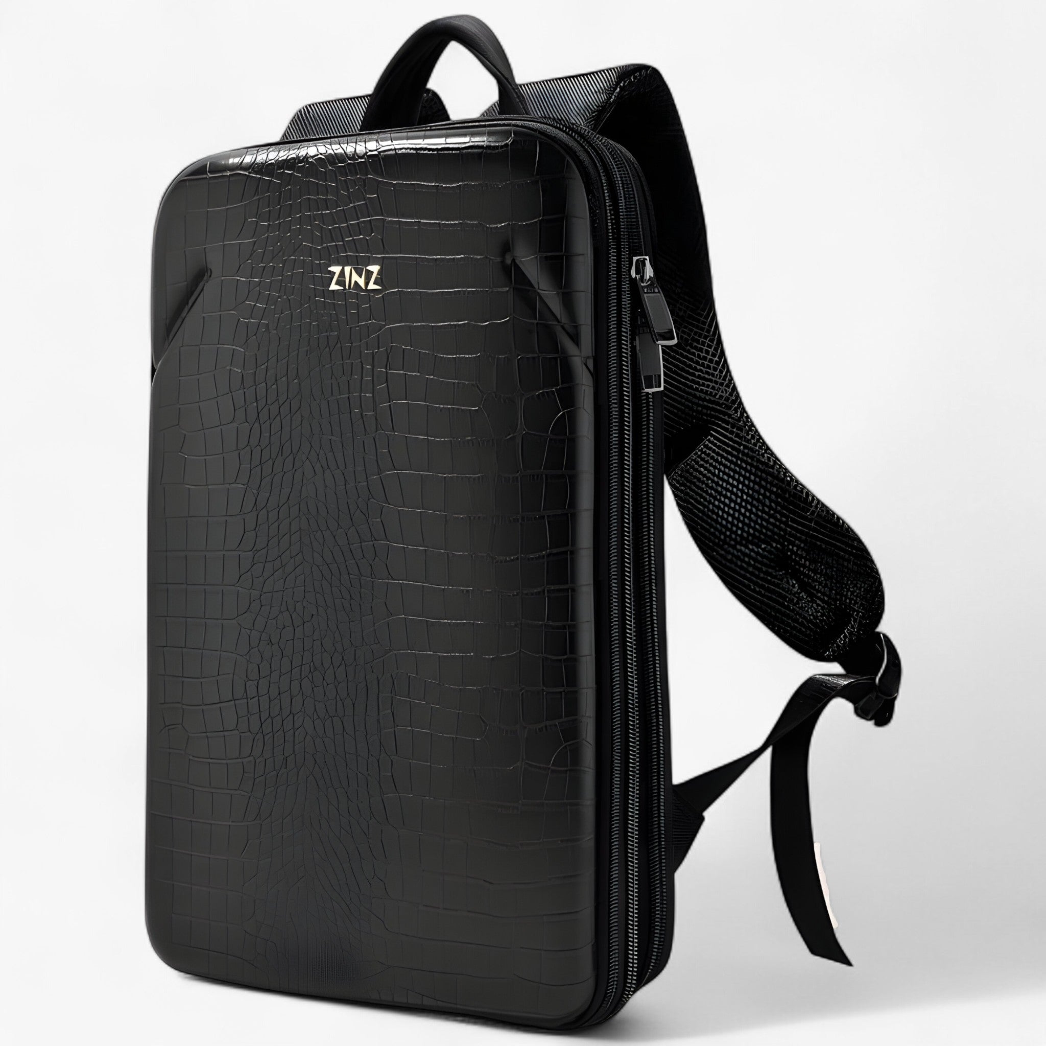 bags : Expanderbare Werktas met USB-poort - Grijs in Zwart van Pantino