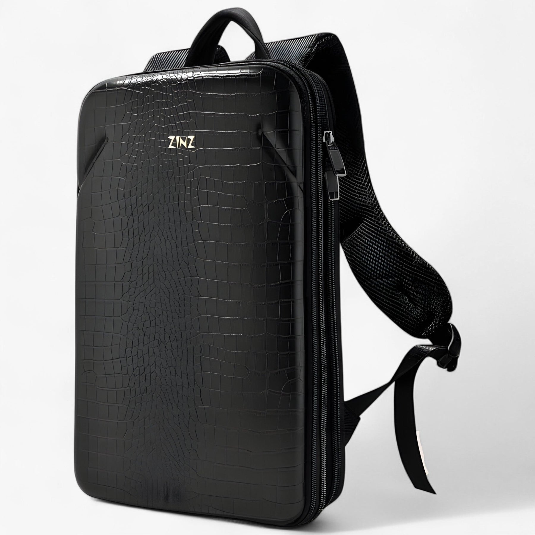 bags : Expanderbare Werktas met USB-poort - Grijs in Zwart van Pantino