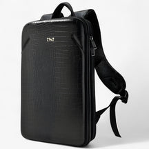 bags : Expanderbare Werktas met USB-poort - Grijs in Zwart van Pantino