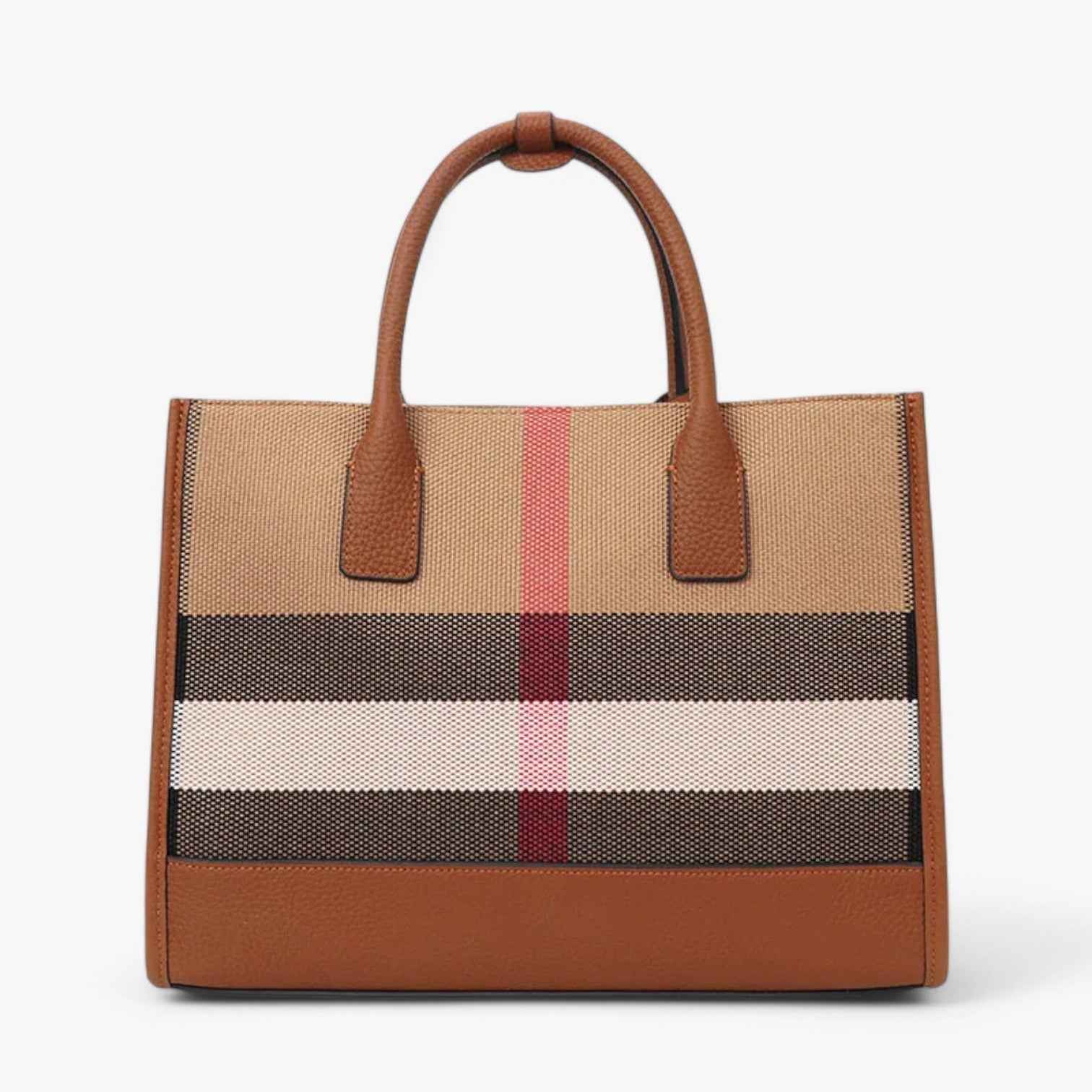 Bags : Gestreepte Canvas Tas - Ruim en Veelzijdig Gold Dames in van Pantinoshop