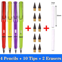 Pencil : Eeuwig Potlood 5mm - Nooit Slijpen Altijd Scherp - Metaal in Set C van Pantino