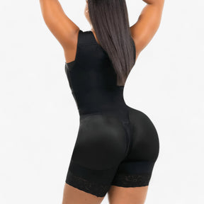 Bodysuit : Bodysuit Zwart - Slank Korset in van Pantino
