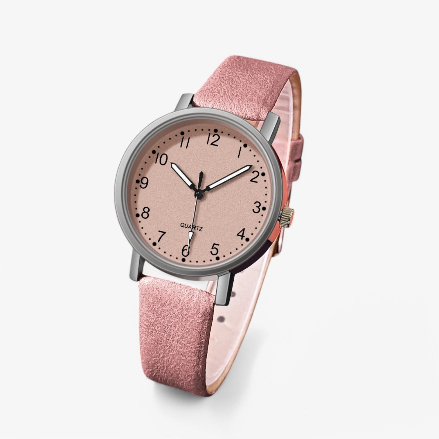 watches : Horloge Dames Zwart - Vintage Dameshorloge - Stijlvol en Comfortabel in Roze van Pantino