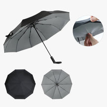 outdoor equipment : Winddichte Zonn Parasol - Groot en Duurzaam voor Alle Weersomstandigheden - Zwart in Grijs van Pantino