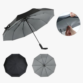 outdoor equipment : Winddichte Zonn Parasol - Groot en Duurzaam voor Alle Weersomstandigheden - Zwart in Grijs van Pantino