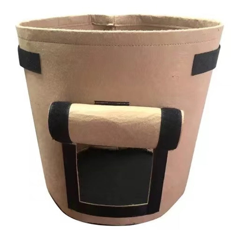 home & garden : Kweekpot Kunststof Bruin 10L voor Groenten, Kruiden & Moestuin - Ideaal voor Balkon in Bruin van Pantino