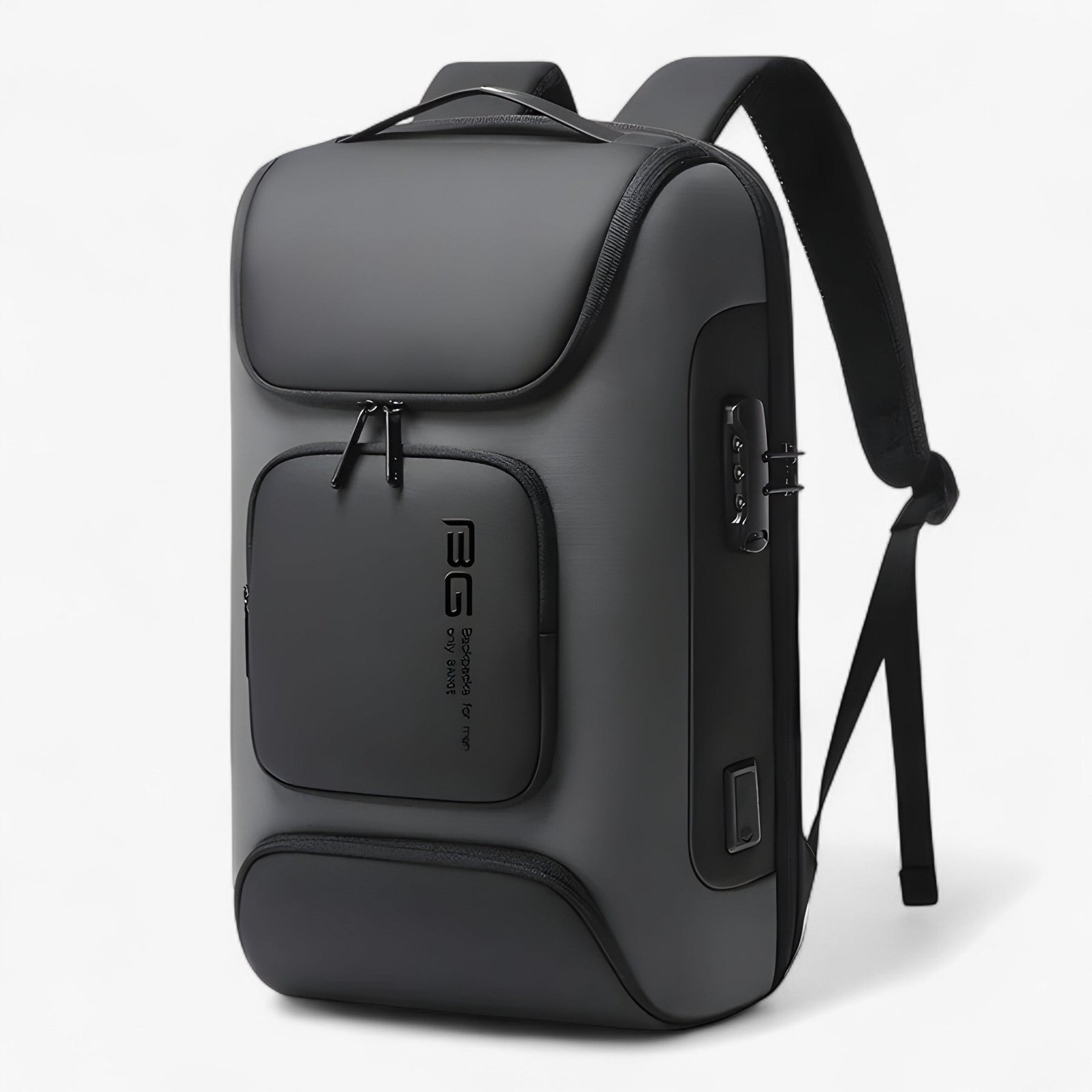 bags : Waterdichte Rugzak met USB-poort - Grijs in Grijs 47 x 30 x 16 cm van Pantino