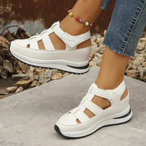Sandales pour femmes : Sandales Femme Confort Cuir Noir Élégantes & Ergonomiques in van Pantino