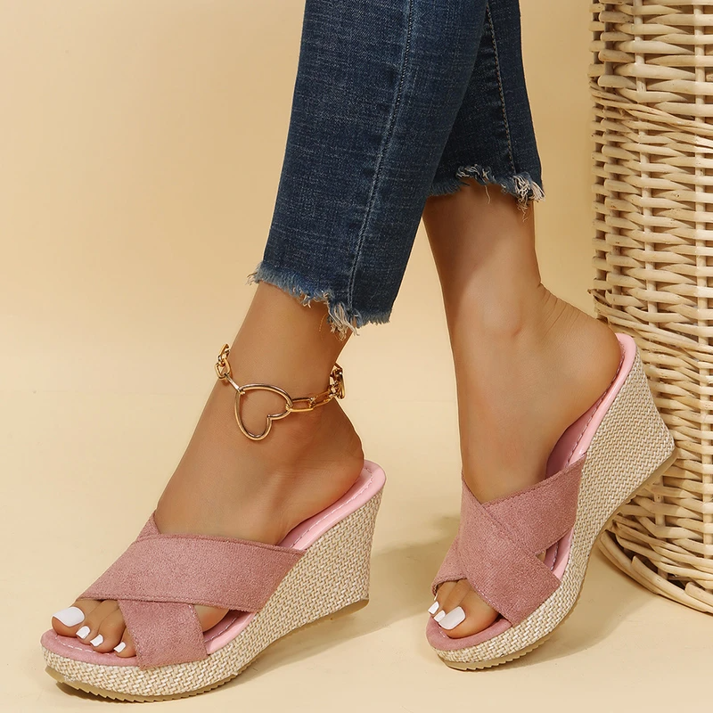 Espadrille Sandals : Sandalen Dames Bruin - Handgemaakte Espadrille in van Pantino
