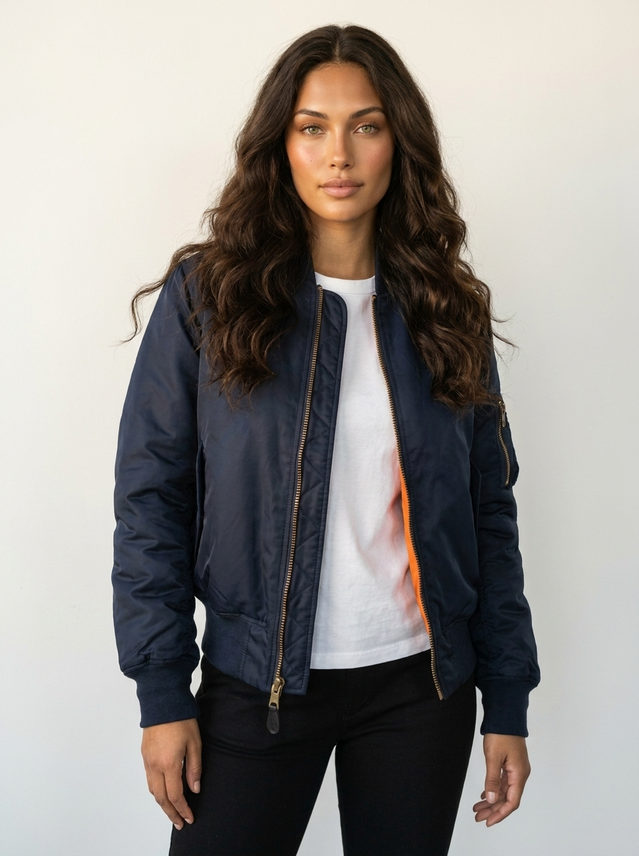 Klassiek bomberjack met utility details - Julia