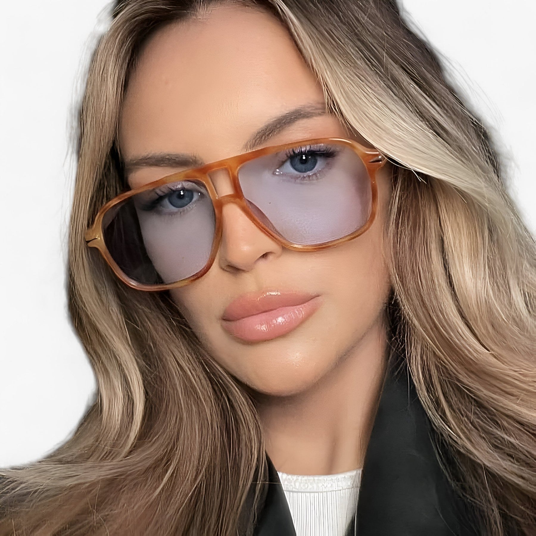 Sunglasses : Zonnebril Oranje - Luxe UV400 Aviator - Stijl & Bescherming in van Pantino
