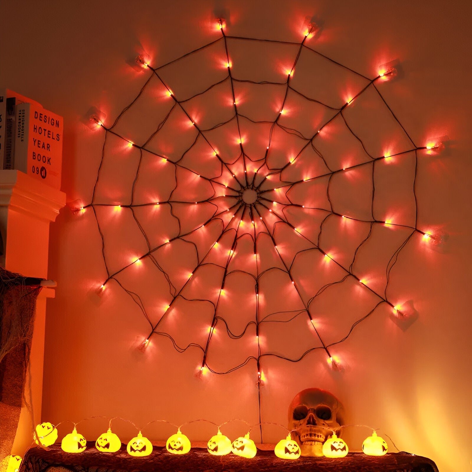 home & garden : Spooky Web Lights - Opvallend Halloween-Decor - Warm Wit in van Pantino