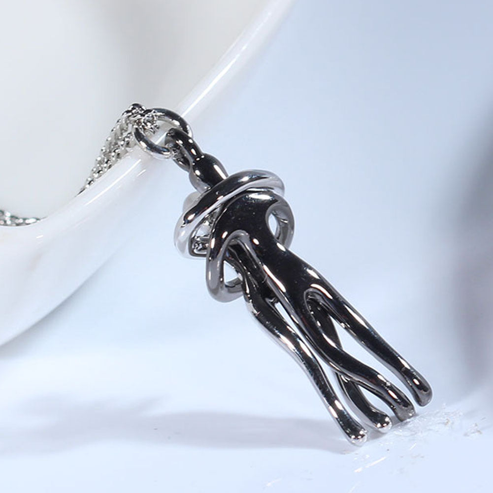 Necklace : Ketting Goud/Zilver - Knuffelketting - Het Perfecte Cadeau in van Pantino