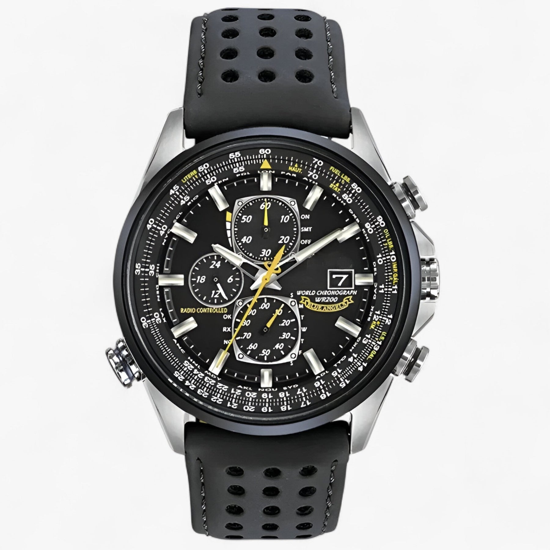 Watches : Heren Chronograaf Horloge MultiSteel 42mm, Zilverkleurig Staal met Elegante Blauwe Wijzerplaat in van Pantino