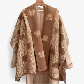 Scarf : Sjaal Khaki - Dubbelzijdige Kasjmier - Warme Luxe met Stijlvol Design in van Pantino