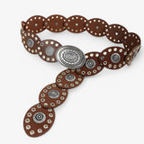 Ceinture vintage réglable - Élégance rétro - Noir