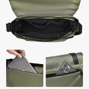 Waterdichte Lichtgewicht Heren Schoudertas - Sportieve Reis Slingbag