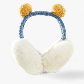 Earmuffs : Nepvachten in Kunstbont - Gezellige Winterwarmte - Zwart Wit in Schattig A van Pantino