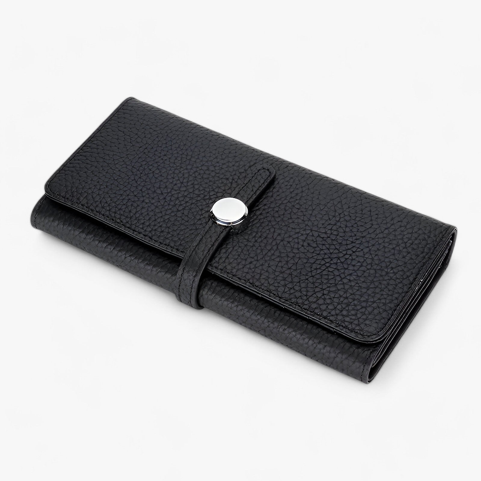 bags : Grote Handtas voor Vrouwen Dames - Elegante Echte Leer met Kaartmap - Zwart in van Pantino