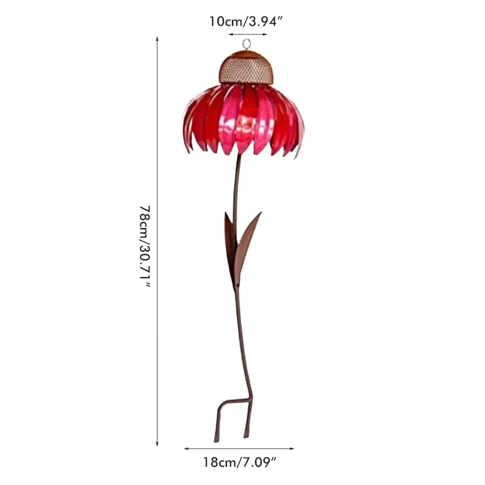 outdoor equipment : Coneflower Vogel Voederhuisje - Rood in van Pantino