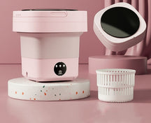 home & garden : FoldaWash - De Handige Opvouwbare Mini Wasmachine met Droger - Groen in Roze van Pantino