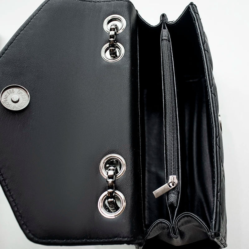 bags : Belle Handbag Leer Zwart in van Pantino