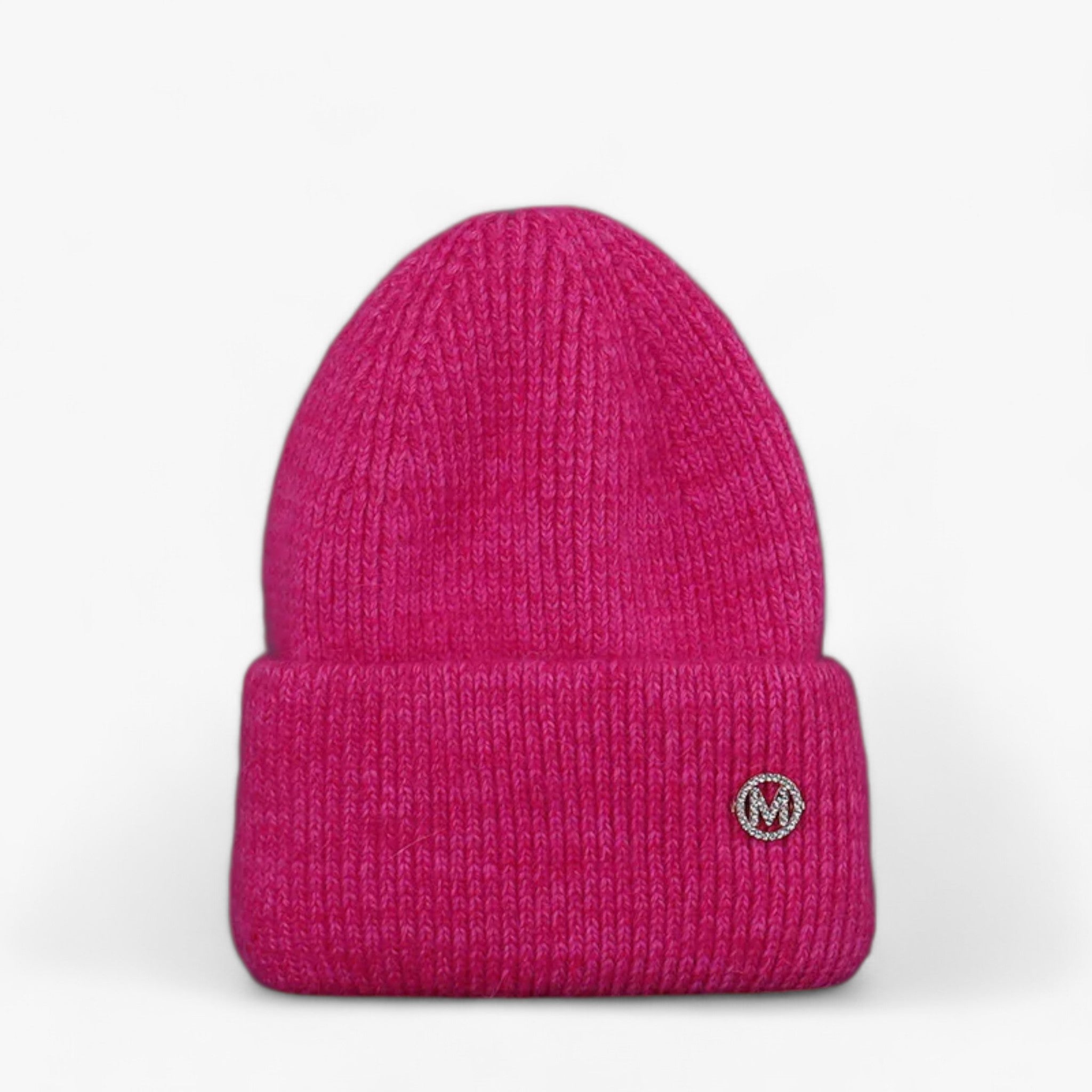Winter Hat : Muts Dames Roze met - Wintermuts - Trendy en Comfortabel in Roze met M 54cm-60cm van Pantino