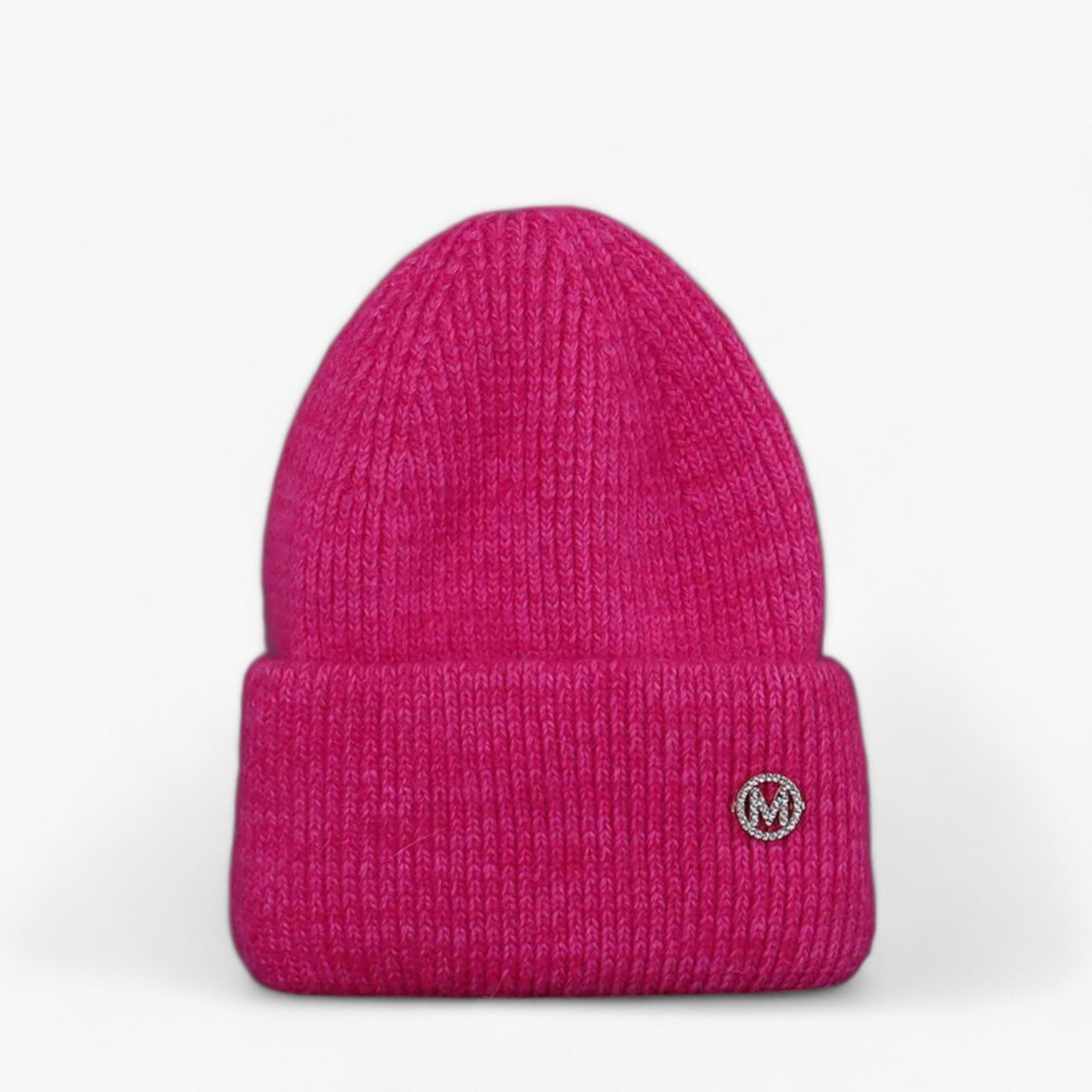 Winter Hat : Muts Dames Roze met - Wintermuts - Trendy en Comfortabel in Roze met M 54cm-60cm van Pantino