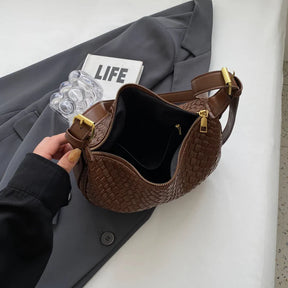 bags : Tote Bag Khaki - Woven Grain in van Pantino
