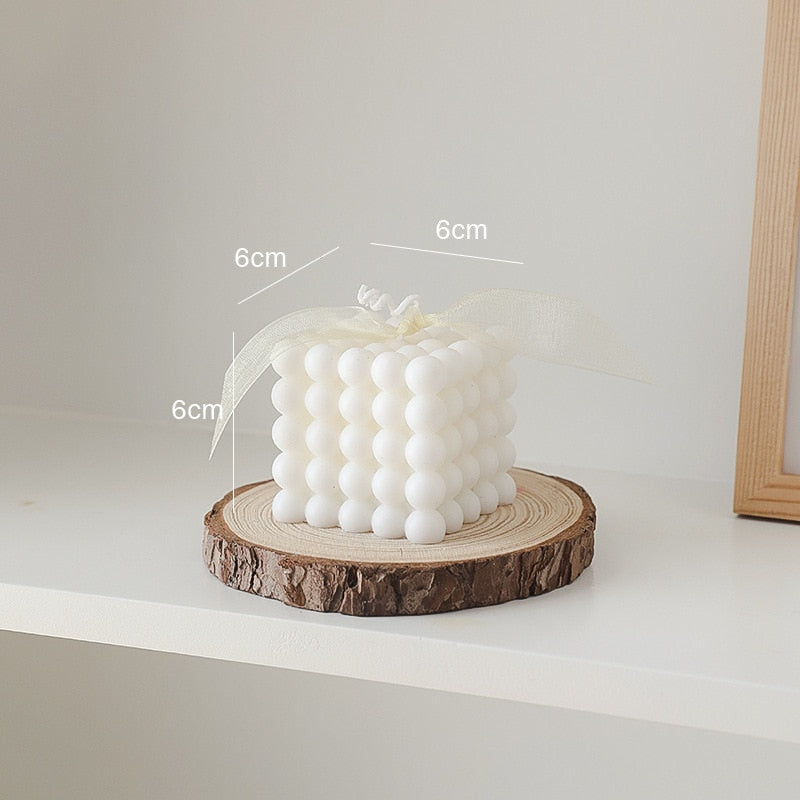 home & garden : Bubble Glow Kaars Wit - Prachtig Trendy Interieur Decoratie - Soja Wax in van Pantino