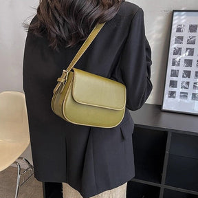bags : Handgemaakte Elegante Tas Dames Leer - Bruin in Groen Alleen één maat van Pantino