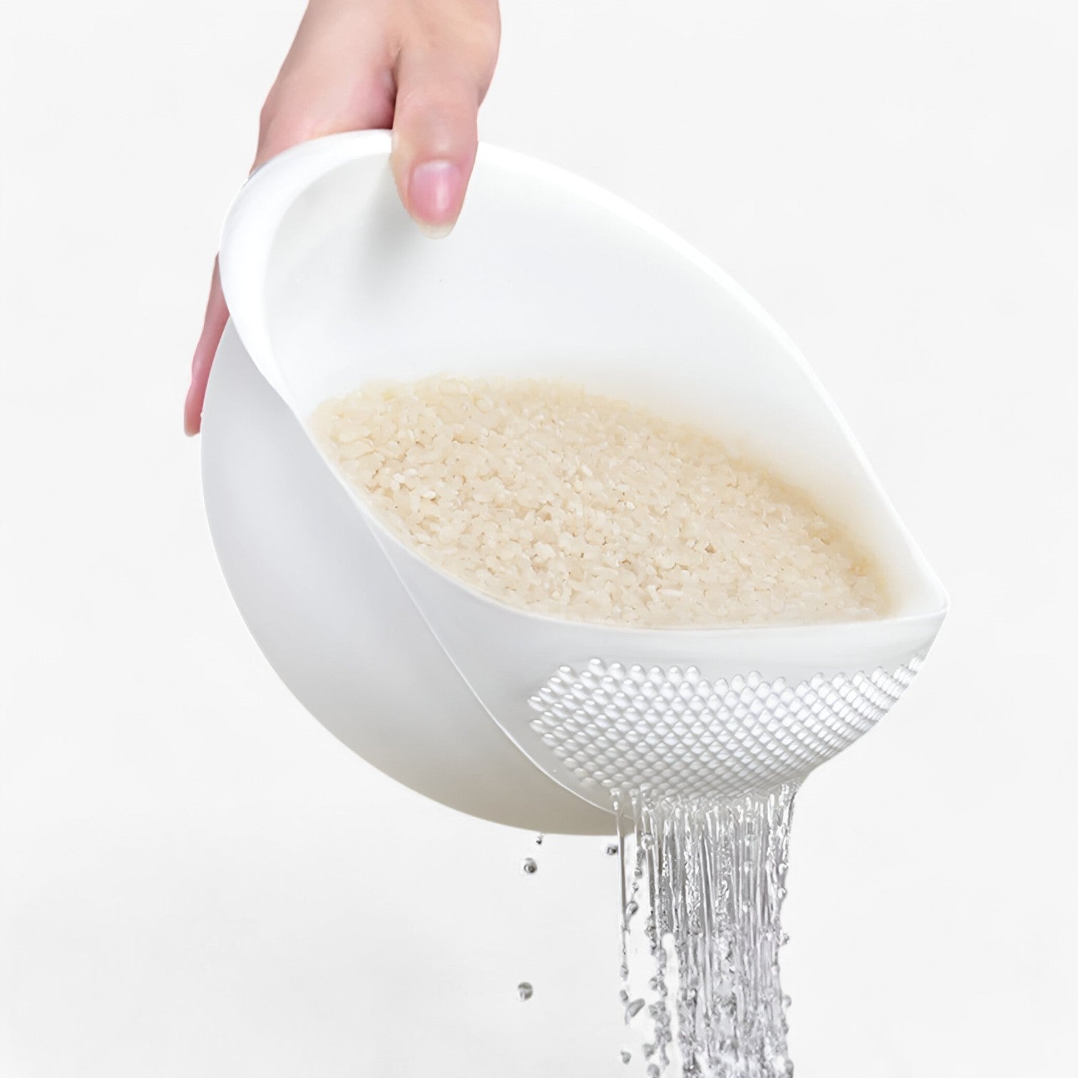 home & garden : Multifunctioneel Rijst - En Groentevaatje van Emma - Wit in van Pantino