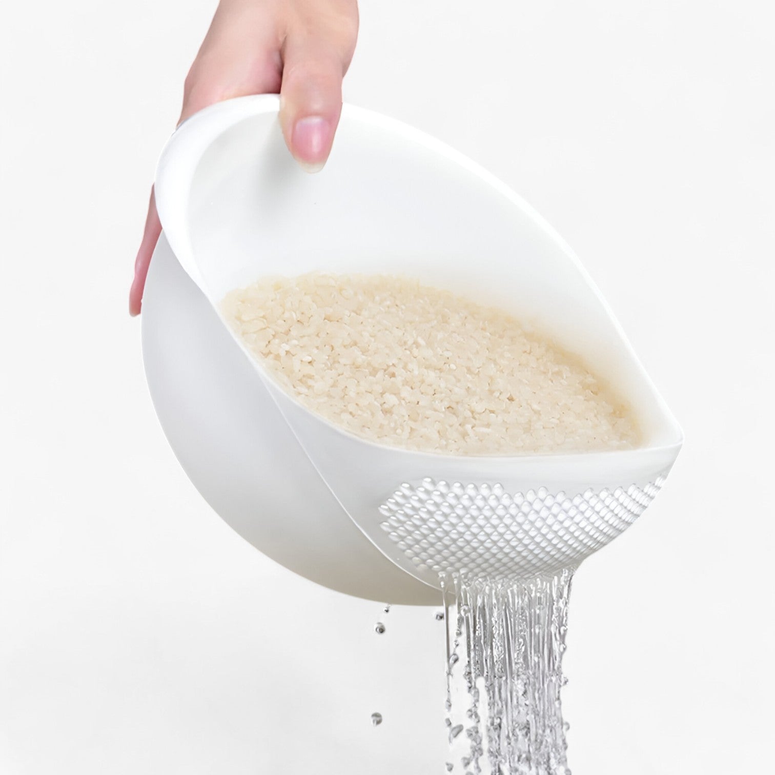 home & garden : Multifunctioneel Rijst - En Groentevaatje van Emma - Wit in WIT van Pantino