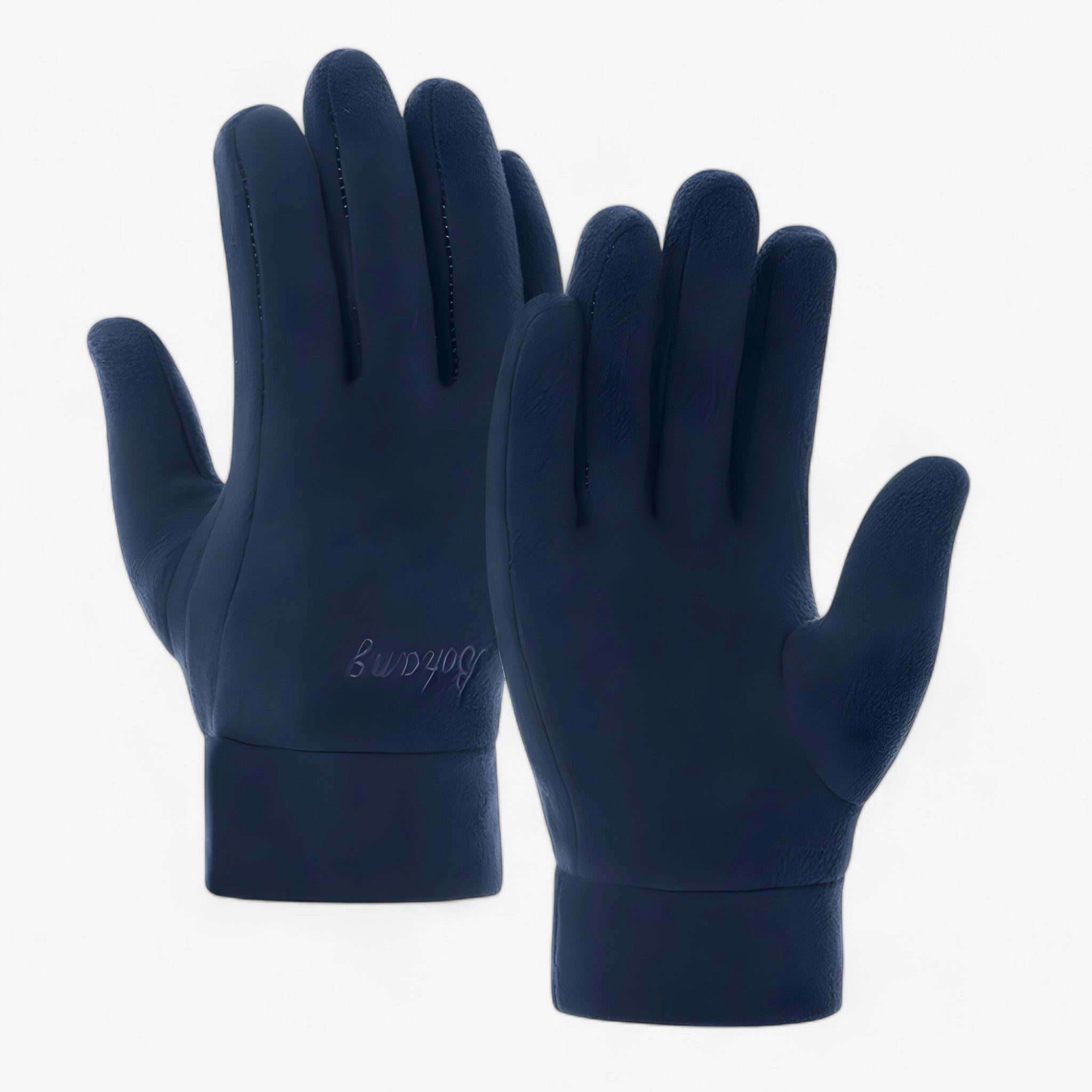 outdoor equipment : Unisex Thermohandschoenen - Warmte en Comfort in de Buitenlucht - Zwart in Blauw One size van Pantino