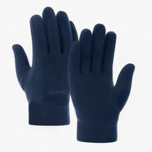 outdoor equipment : Unisex Thermohandschoenen - Warmte en Comfort in de Buitenlucht - Zwart in Blauw One size van Pantino