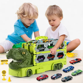 pets : Dinosaurus Race Truck - Eindeloos Plezier - Militair Groen in van Pantino