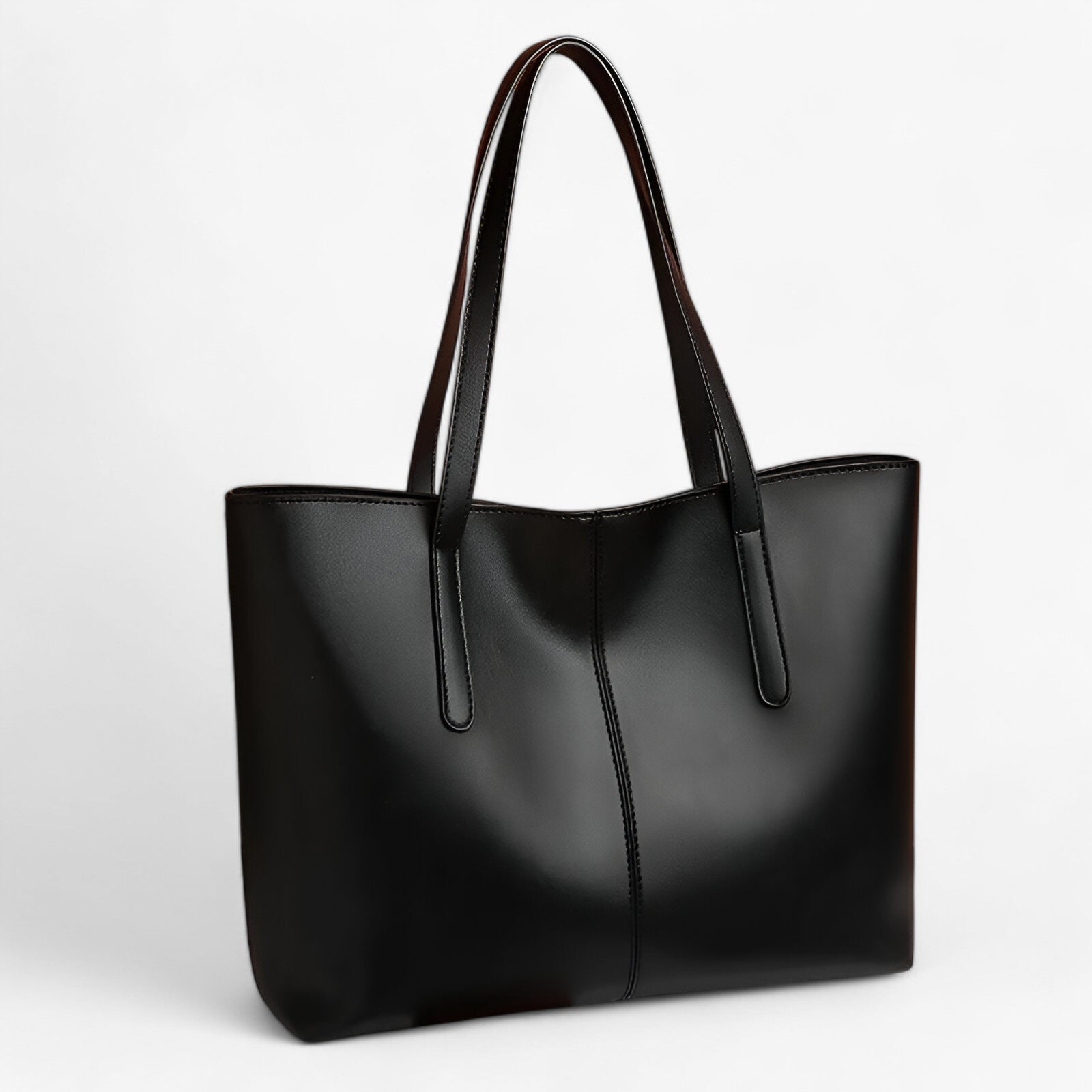 bags : Handtas voor Vrouwen Dames - Ruimte & Kwaliteit in PU Leer - Zwart in van Pantino