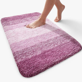 home & garden : Heidi Droge Voeten in een Handomdraai - Superabsorberende Antislip Badmat - Blauw in Paars van Pantino
