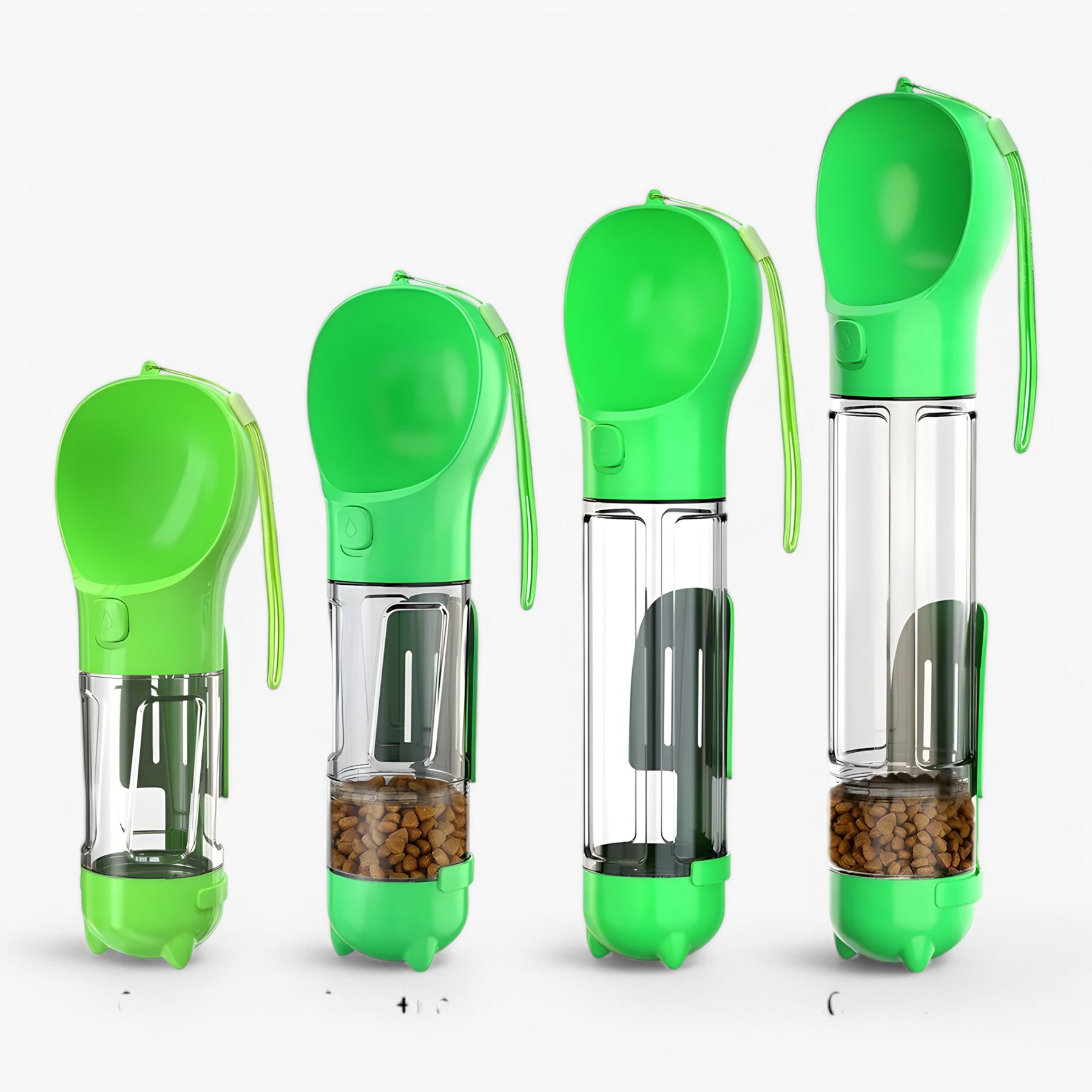 pets : 3 in 1 Honden Drinkfles - Blauw in Groen van Pantino