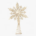 Flake Star - Gouden en Zilveren Decoraties met Glitter - Verfraai Uw Kerstboom