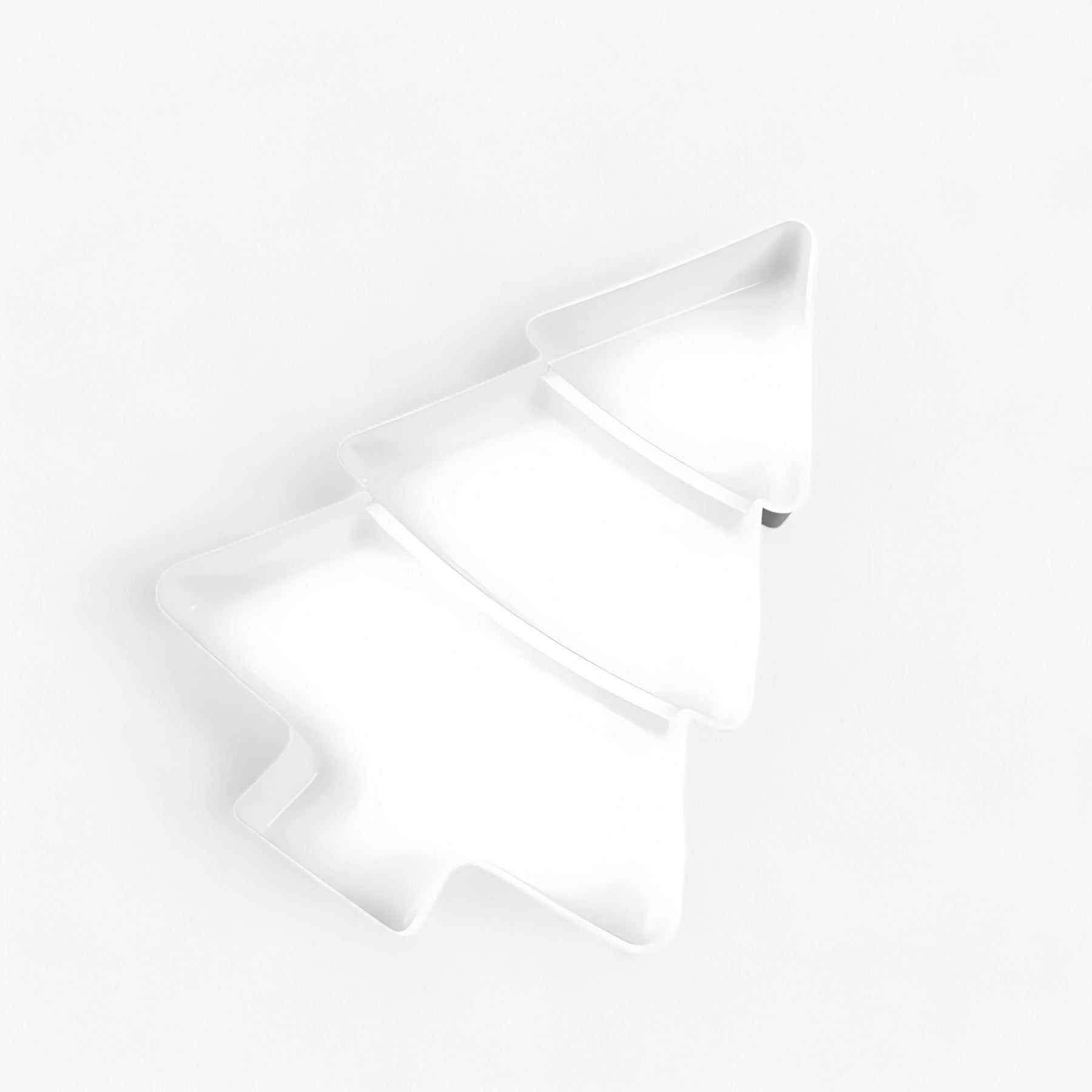 home & garden : Kerstboomvormige Fruitschaal - Perfecte Decoratie voor de Feesttafel in Wit (4 stuks) van Pantino