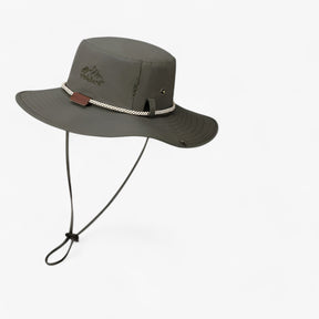 outdoor equipment : Waterdichte Bucket Hat Heren - UV-bescherming, Opvouwbaar - Koffie & Grijs in van Pantino