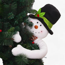 home & garden : SantaHug - Kerstornament 105 Cm - Voeg een Leuk Tintje Toe aan Uw Boom in Sneeuwman van Pantino