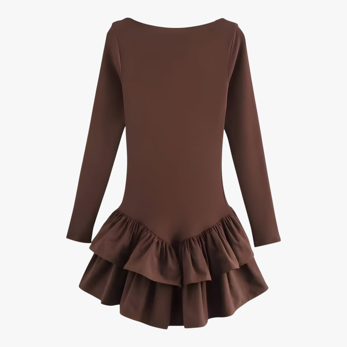 Mini jurk met lange mouwen - Trend en stijl Dames